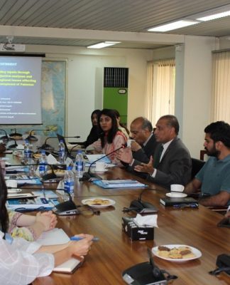 PRESS RELEASE – In-house meeting with Dr. Geoffrey Shaw, Australian High Commissioner to Pakistan