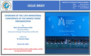 Issue Brief on “Overview of the 13th Ministerial Conference of the World Trade Organization”