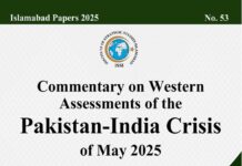 Islamabad Paper “Commentary on Western Assessments of the Pakistan-India Crisis of May 2025”