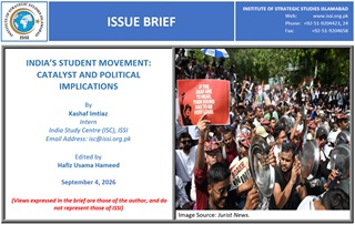 Issue Brief on “India’s Student Movement: Catalyst and Political Implications”
