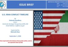 Issue Brief on “U.S. Iran Conflict Timeline”