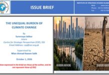 Issue Brief on “The Unequal Burden of Climate Change”