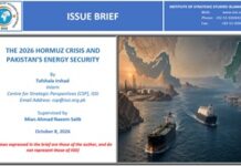 Issue Brief on “The 2026 Hormuz Crisis and Pakistan’s Energy Security”